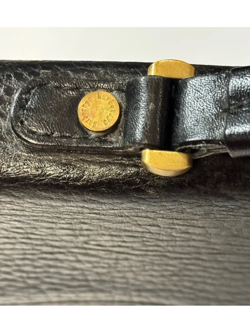 Burberry Black Leather Briefcase